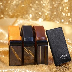 3Pics Auto Gear Belt Long Wallet Free